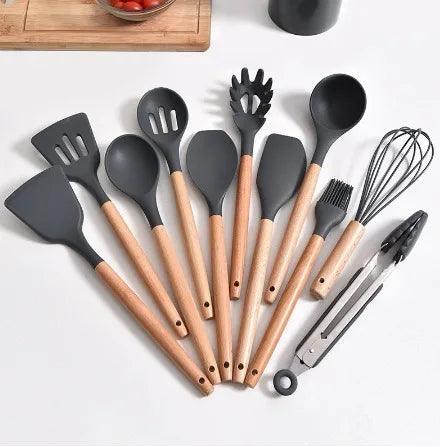 Kit 12 Peças Colher De Silicone Para Cozinha - Loja DecorAÊ