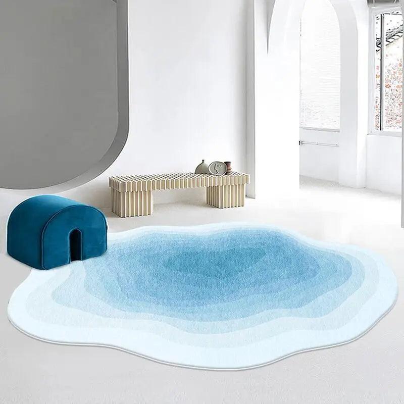 Tapete Luxuoso de Gradiente Irregular - Loja DecorAÊ