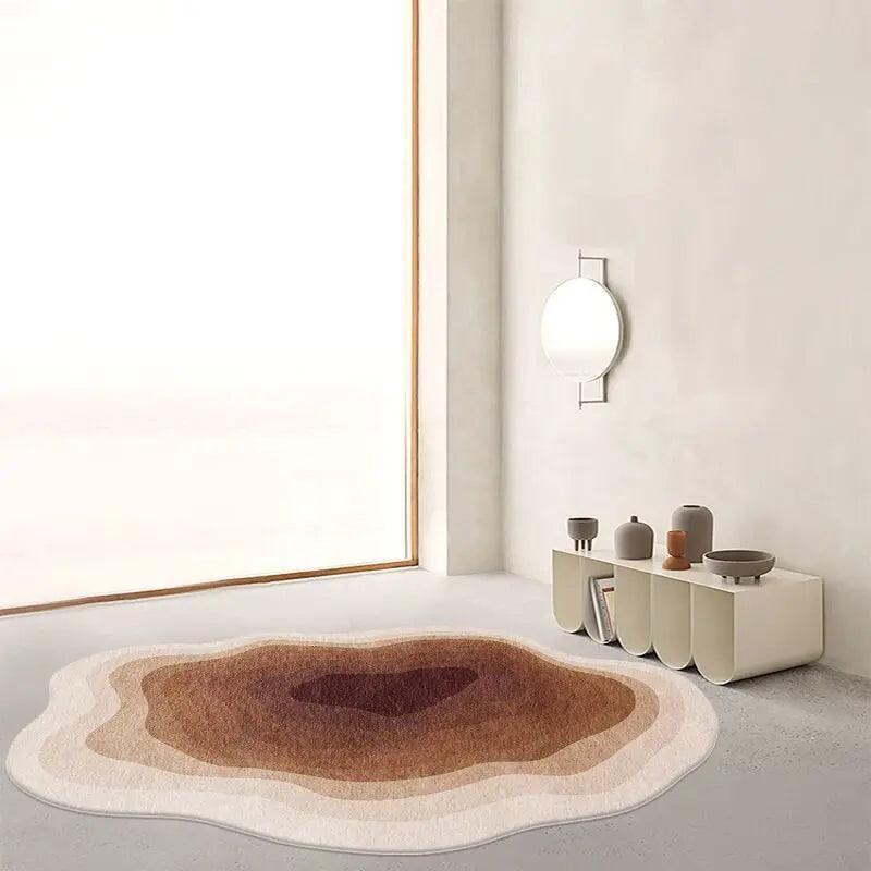 Tapete Luxuoso de Gradiente Irregular - Loja DecorAÊ
