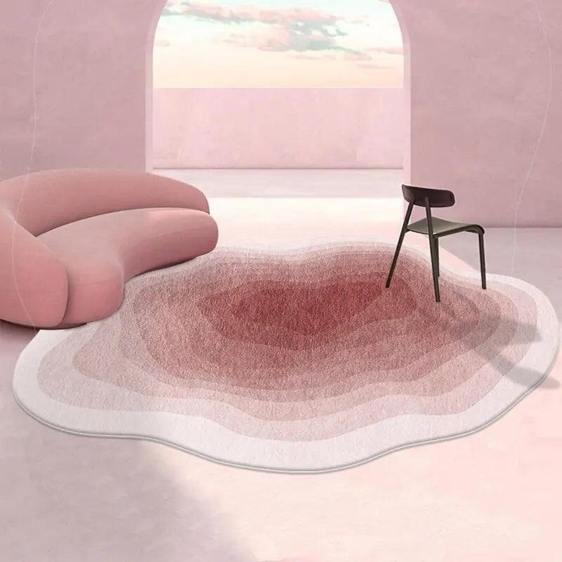 Tapete Luxuoso de Gradiente Irregular - Loja DecorAÊ